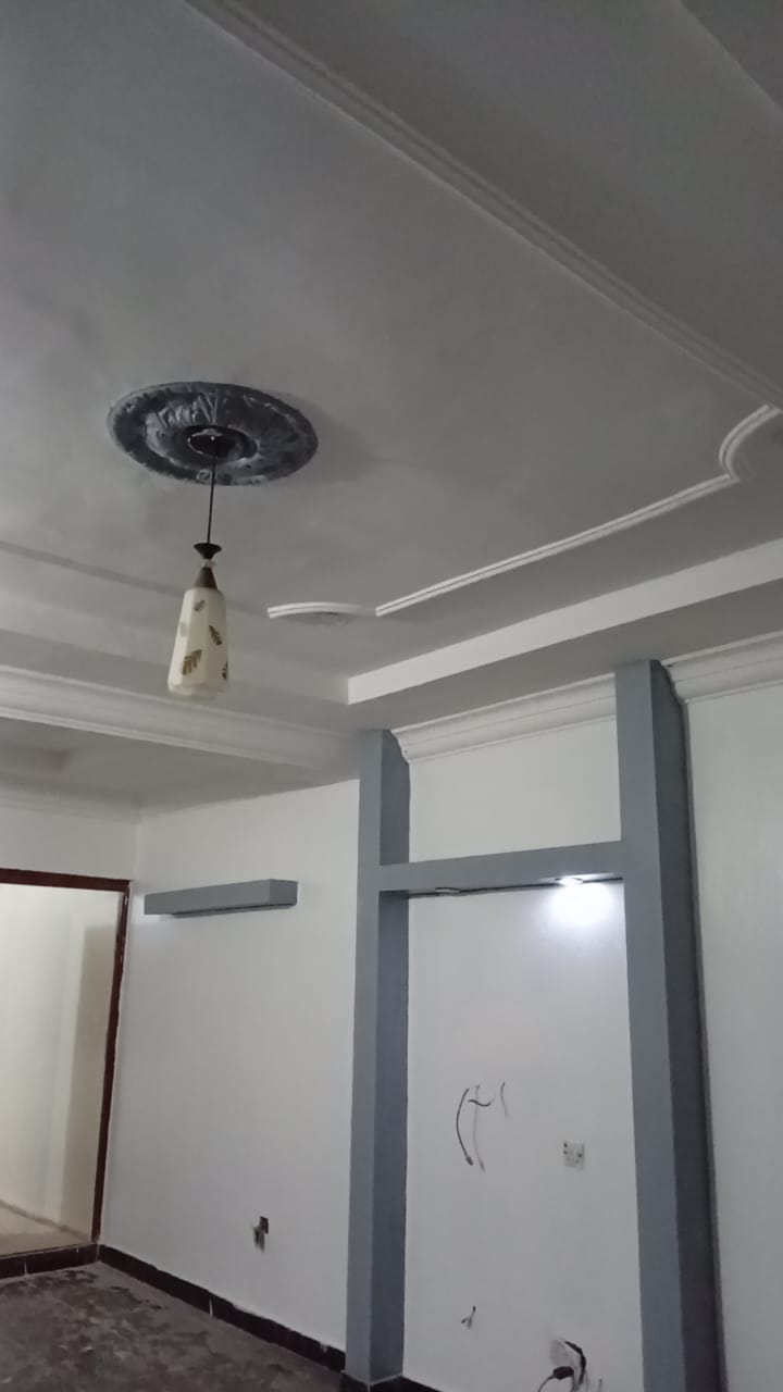 a fine painted house with white and grey